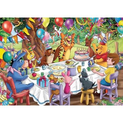 Ravensburger 12000385 Nalle Puh pussel 1000 bitar pussel för vuxna och barn från 14 år och uppåt, Disney pussel, Disney gåva Ravensburger 12000385 Nalle Puh pussel 1000 bitar pussel för vuxna och barn från 14 år och uppåt, Disney pussel, Disney gåva