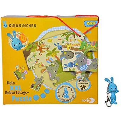 noris XXL Puzzle Kikaninchen Happy Birthday. 45 Teile noris XXL Puzzle Kikaninchen Happy Birthday. 45 Teile