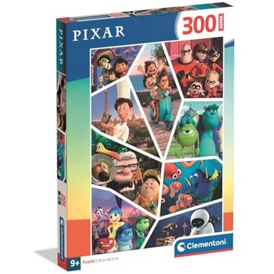 Clementoni Pixar-barnpussel Super 300 bitar 9 år och uppåt Progressivt brädspel, exakta detaljer presentidé Clementoni Pixar-barnpussel Super 300 bitar 9 år och uppåt Progressivt brädspel, exakta detaljer presentidé
