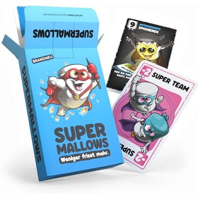 DENKRIESEN Supermallows® – mindre äter mer. Kortspel Från 9 år 2–6 spelare familjespel DENKRIESEN Supermallows® – mindre äter mer. Kortspel Från 9 år 2–6 spelare familjespel