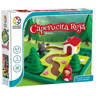 SmartGames Smart Games Rödluvan Brädspel Barn 4 år Pussel för barn Barnspel Pedagogiska spel för barn 4 år 48 Utmaningar SmartGames Smart Games Rödluvan Brädspel Barn 4 år Pussel för barn Barnspel Pedagogiska spel för barn 4 år 48 Utmaningar