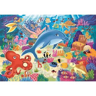 Clementoni -PUSSEL FÖR BARNPZL 30 UNDERSEA FUN 2025, Tillverkad i Italien, 20837 Clementoni -PUSSEL FÖR BARNPZL 30 UNDERSEA FUN 2025, Tillverkad i Italien, 20837