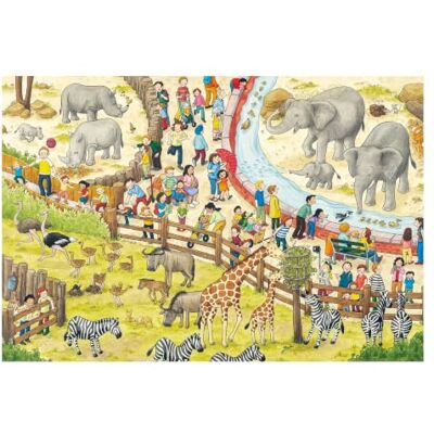 Schmidt Spiele 56582 kul i zoo, 3 x 48 delar barnpussel av graspapper Schmidt Spiele 56582 kul i zoo, 3 x 48 delar barnpussel av graspapper