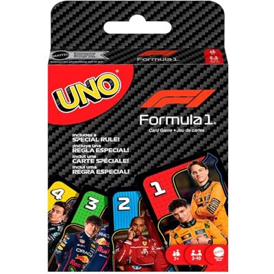 Mattel UNO F1 kortspel, från 7 år, 2-10 spelare Mattel UNO F1 kortspel, från 7 år, 2-10 spelare