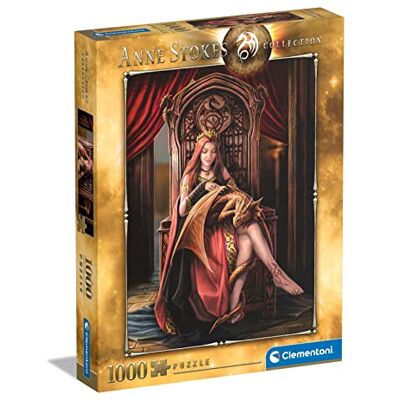 Clementoni Anne Stokes Collection-Friends Forever-1000 pusselbitar för vuxna, Made in Italy, Multifärg, 39716 Clementoni Anne Stokes Collection-Friends Forever-1000 pusselbitar för vuxna, Made in Italy, Multifärg, 39716