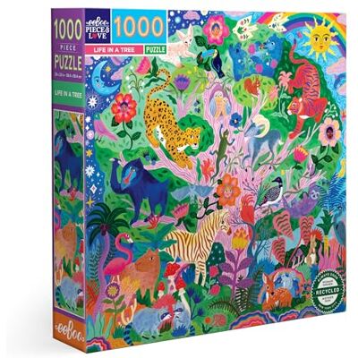 eeBoo La Vie dans un Arbre - Utbildande pusselspel med naturtema eeBoo La Vie dans un Arbre - Utbildande pusselspel med naturtema