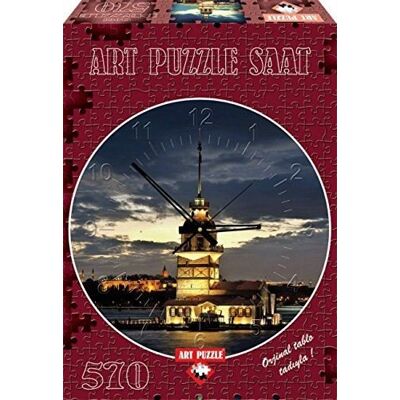 Art Puzzle Maiden's Tower Turkiet Pusselur - Puzzle, Klocka - Art Puzzle Art Puzzle Maiden's Tower Turkiet Pusselur - Puzzle, Klocka - Art Puzzle