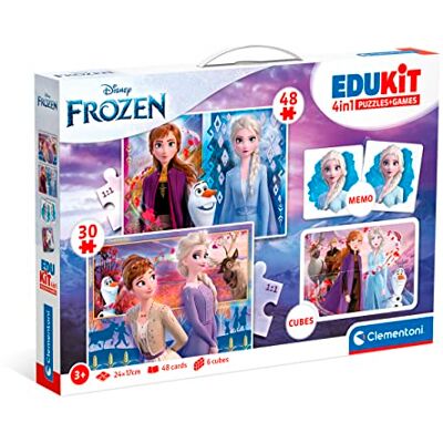 Clementoni Edukit Edukit 4In1 Disney Frozen, Leksak för Barn 3-5 år 18292 Clementoni Edukit Edukit 4In1 Disney Frozen, Leksak för Barn 3-5 år 18292