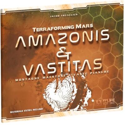 Ghenos Games Terraforming Mars Amazonis & Vastitas, Expansion sällskapsspel Italiensk utgåva Ghenos Games Terraforming Mars Amazonis & Vastitas, Expansion sällskapsspel Italiensk utgåva