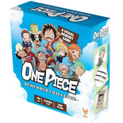 Topi Games One Piece: Pair Up! kortspel på engelska 3 högar med 30 kort, 2 svårighetsnivåer, 2-8 spelare, 7+; hitta dolda par och trios. Topi Games One Piece: Pair Up! kortspel på engelska 3 högar med 30 kort, 2 svårighetsnivåer, 2-8 spelare, 7+; hitta dolda par och trios.