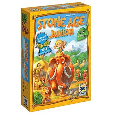 Hans im Glück , Stone Age Junior, årets barnspel 2016, strategispel, 2-4 spelare, från 5+ år, 15+ minuter, tyska Hans im Glück , Stone Age Junior, årets barnspel 2016, strategispel, 2-4 spelare, från 5+ år, 15+ minuter, tyska