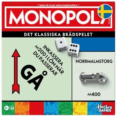 Hasbro Monopoly Classic Refresh - Brädspel Hasbro Monopoly Classic Refresh - Brädspel