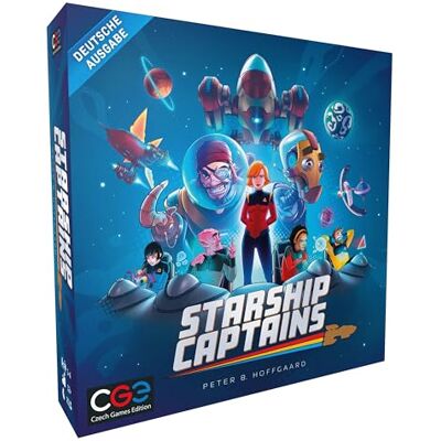 Czech Games Edition Starship-Captains – – tyska brädspel – för 1–4 personer – från 12 år Czech Games Edition Starship-Captains – – tyska brädspel – för 1–4 personer – från 12 år