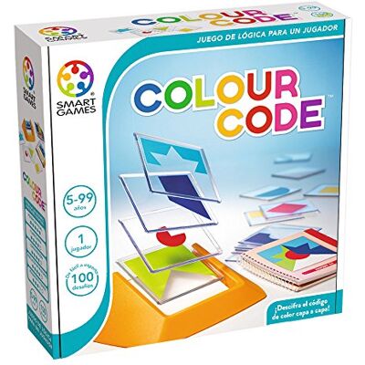 SmartGames Color Code Pussel Barn Och Pussel Vuxna Med 100 Utmaningar Brädspel Barn 5 År Eller Äldre Pedagogiska spel för 1 Spelare SmartGames Color Code Pussel Barn Och Pussel Vuxna Med 100 Utmaningar Brädspel Barn 5 År Eller Äldre Pedagogiska spel för 1 Spelare
