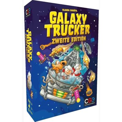 Czech Games Edition CGE CZ117 Galaxy Trucker 2nd Edition brädspel, flerfärgad, mörkblå Czech Games Edition CGE CZ117 Galaxy Trucker 2nd Edition brädspel, flerfärgad, mörkblå