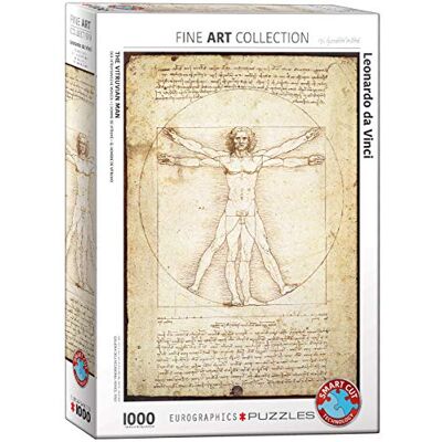 EuroGraphics Vitruvius Man by Leonardo Da Vinci EuroGraphics Vitruvius Man by Leonardo Da Vinci