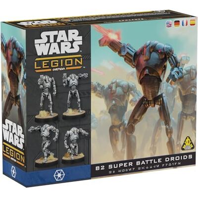 Asmodee Atomic Mass Games, Star Wars Legion – B2 Super Battle Droids (B2-superstridsdroider), förlängning, surfplatta, 2 spelare, från 14 år, 120–180 minuter, tyska, flerspråkig Asmodee Atomic Mass Games, Star Wars Legion – B2 Super Battle Droids (B2-superstridsdroider), förlängning, surfplatta, 2 spelare, från 14 år, 120–180 minuter, tyska, flerspråkig