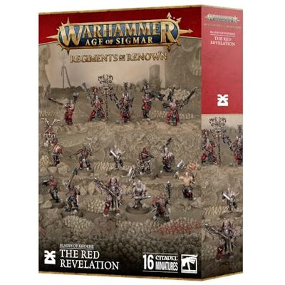 Games Workshop Spelverkstad Warhammer Age of Sigmar Regiment of Renown Blades of Khorne: The Red Revelation Games Workshop Spelverkstad Warhammer Age of Sigmar Regiment of Renown Blades of Khorne: The Red Revelation