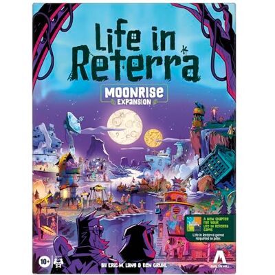 Hasbro Life in Reterra Moonrise TILLÄGGSPAKET Från 10 år 2–4 spelare 35 min. Strategisällskapsspel för vuxna och familjer Spelet Life in Reterra krävs Engelsk version Hasbro Life in Reterra Moonrise TILLÄGGSPAKET Från 10 år 2–4 spelare 35 min. Strategisällskapsspel för vuxna och familjer Spelet Life in Reterra krävs Engelsk version