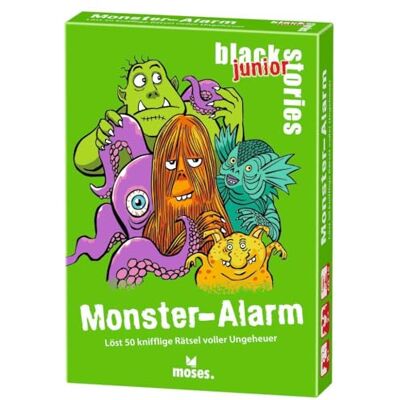 moses Verlag GmbH Black Stories Junior Monster-Alarm - Spel moses Verlag GmbH Black Stories Junior Monster-Alarm - Spel
