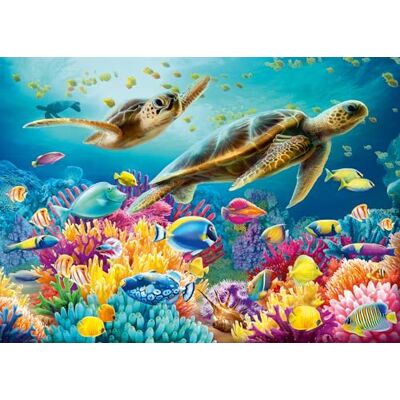 Ravensburger 12000577 Blå undervattensvärld pussel 1000 bitar pussel för vuxna och barn från 14 år och uppåt, Under vattnet pussel Ravensburger 12000577 Blå undervattensvärld pussel 1000 bitar pussel för vuxna och barn från 14 år och uppåt, Under vattnet pussel