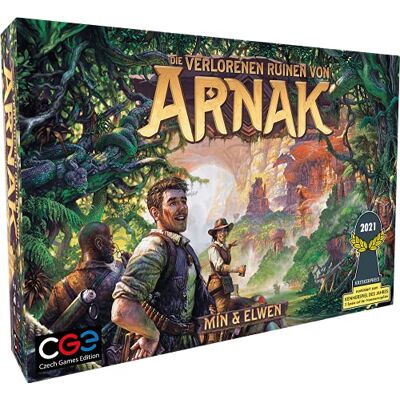 Czech Games Edition Heidelberger Spieleleverlag CZ115 De förlorade ruinerna från Arnak grundläggande spel brädspel, flerfärgad, 1–4 spelare Czech Games Edition Heidelberger Spieleleverlag CZ115 De förlorade ruinerna från Arnak grundläggande spel brädspel, flerfärgad, 1–4 spelare