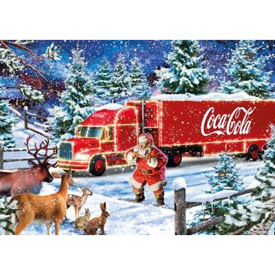Schmidt Spiele 57598 Coca Cola Christmas-Truck, 1000 bitar pussel Schmidt Spiele 57598 Coca Cola Christmas-Truck, 1000 bitar pussel