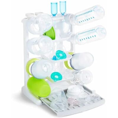 Munchkin Tidy Dry Sturdy Space Saving Baby Bottle Drying Rack Munchkin Tidy Dry Sturdy Space Saving Baby Bottle Drying Rack