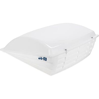 Camco 40421 Aero-Flo takventilsskydd (vit) Camco 40421 Aero-Flo takventilsskydd (vit)