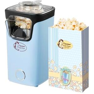 Bestron Popcornmaskin turbo-popcorn på mindre än 2 minuter, popcornmaskin för varmluft inkl. 10 popcornpåsar och integrerad mätkopp, Sweet Dreams-kollektion, blå Bestron Popcornmaskin turbo-popcorn på mindre än 2 minuter, popcornmaskin för varmluft inkl. 10 popcornpåsar och integrerad mätkopp, Sweet Dreams-kollektion, blå