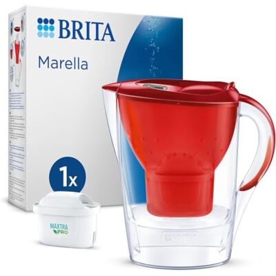 Brita Marella Röd Vattenfilterkanna - Vattenfilter Brita Marella Röd Vattenfilterkanna - Vattenfilter