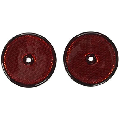 Lampa 20525. Reflektorer rund Ø 65 mm, röd Lampa 20525. Reflektorer rund Ø 65 mm, röd