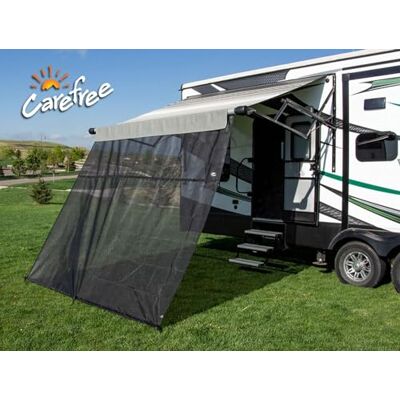CAREFREE 701709ACD svart 43 x 25 cm hängande husbilsmarkis EZ blixtlåsblockerare CAREFREE 701709ACD svart 43 x 25 cm hängande husbilsmarkis EZ blixtlåsblockerare
