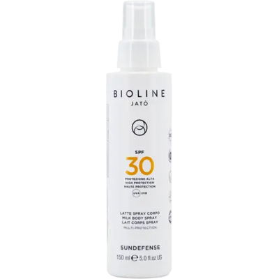 Bioline - Sundefense SPF30 - Hög Skydd - Mjölk Body Spray Bioline - Sundefense SPF30 - Hög Skydd - Mjölk Body Spray