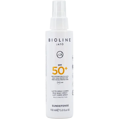 Bioline Jatò - Sundefense SPF50+ - 150 ml - solspray mjölk Bioline Jatò - Sundefense SPF50+ - 150 ml - solspray mjölk
