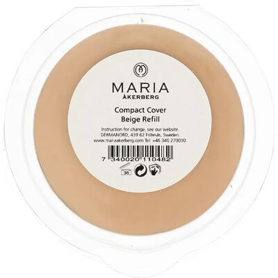 Refill Compact Cover Beige från Maria Åkerberg - Pressed powder för perfekt finish Refill Compact Cover Beige från Maria Åkerberg - Pressed powder för perfekt finish