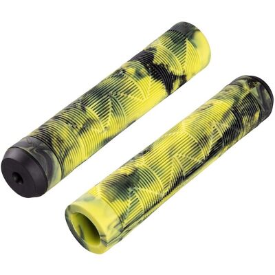 FORCE handtag för BMX 145 mm gummi svart-fluo FORCE handtag för BMX 145 mm gummi svart-fluo