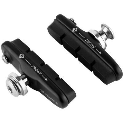 FORCE bromsklossar komplett med gummi 55 mm utbytbar FORCE bromsklossar komplett med gummi 55 mm utbytbar