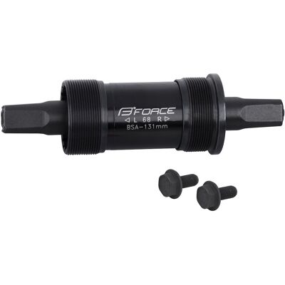 FORCE vevlager BSA 131 mm skålar och hus i stål fyrkantig axel FORCE vevlager BSA 131 mm skålar och hus i stål fyrkantig axel