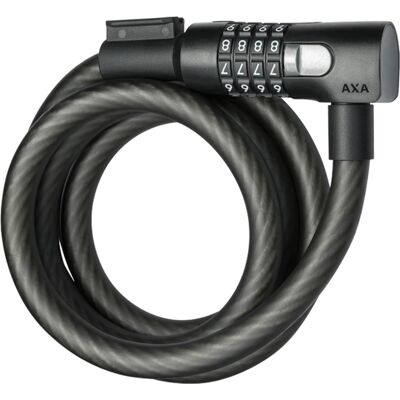 AXA Resolute C15-180 spirallås med kod 180 cm svart AXA Resolute C15-180 spirallås med kod 180 cm svart