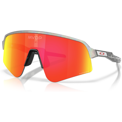 Oakley Sutro Lite Sweep Mathieu Van Der Poel Signature Series cykelglasögon space dust/prizm ruby Oakley Sutro Lite Sweep Mathieu Van Der Poel Signature Series cykelglasögon space dust/prizm ruby