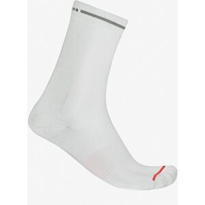 Castelli Premio Evo 18 cykelstrumpor vit