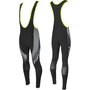 Force F58 Långa Bibtights utan inlägg Svart/Grå