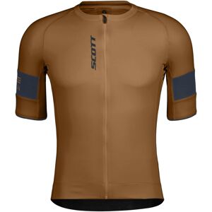 Scott Endurance Pro kortärmad cykeltröja bread brown/dark blue herre Scott Endurance Pro kortärmad cykeltröja bread brown/dark blue herre