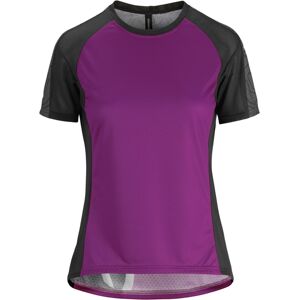 Assos Trail cykeltröja MTB korta ärmar lila dam