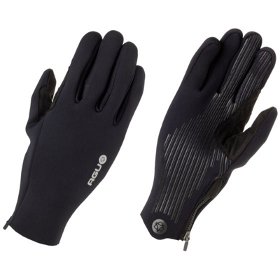 AGU Neoprene Zip cykelhandskar svart AGU Neoprene Zip cykelhandskar svart