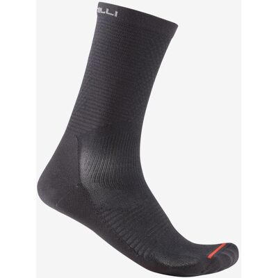 Castelli A/S 18 cykelstrumpor svart Castelli A/S 18 cykelstrumpor svart