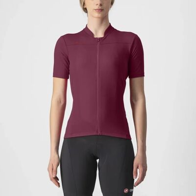 Castelli Anima 3 kortärmad cykeltröja kvinnor Bordeaux/Röd Castelli Anima 3 kortärmad cykeltröja kvinnor Bordeaux/Röd