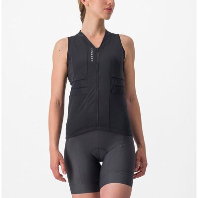 Castelli Anima 4 Sleeveles Cykeltröja Dam, Light Black/Ivory Castelli Anima 4 Sleeveles Cykeltröja Dam, Light Black/Ivory