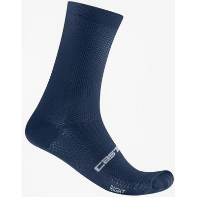 Castelli Espresso 18 cykelstrumpor belgian blue Castelli Espresso 18 cykelstrumpor belgian blue